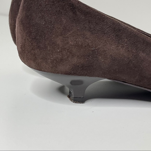 Tyler Richard Tyler brown suede shoes size 7.5 - Picture 9 of 12